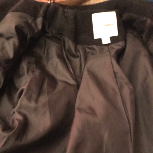 Women’s Winter Navy Blue Classic Wool Coat Jacket M - Picture 4 of 5